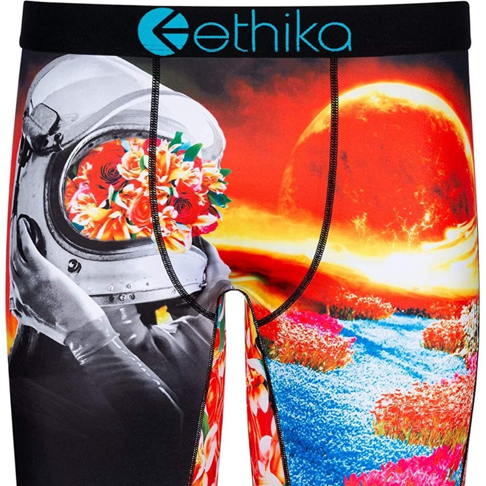 ETHIKA STAPLE Super Bloom BOXERS UNDERWEAR BRIEFS MENS LONG BRIEFS HTF NEW PSD